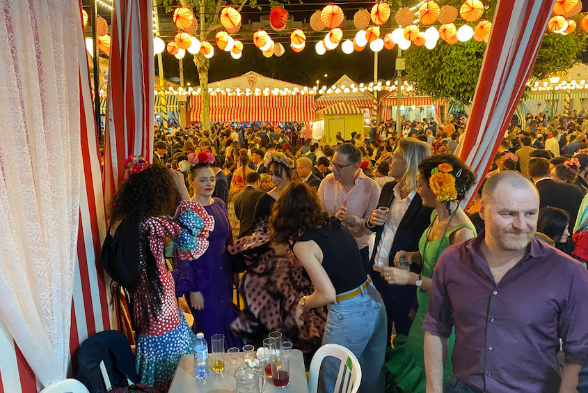 Alcazar of Seville courtyards