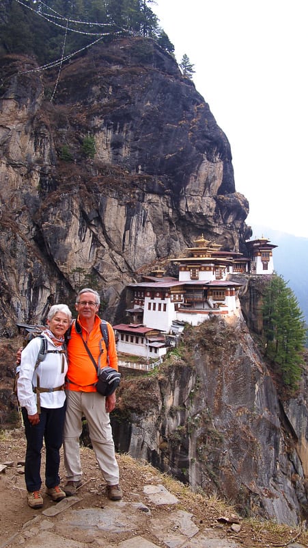 Tiger's Nest Monastery clinging to a cliffside
