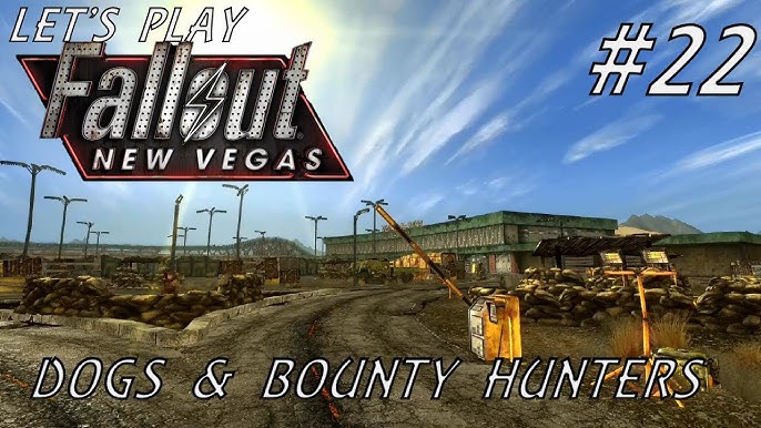 Official Project Nevada artwork from Nexus Mods or ModDB, depicting a heavily augmented player character wielding a unique weapon in a combat scenario against a group of heavily-armed raiders in a ruined cityscape, with dramatic lighting.